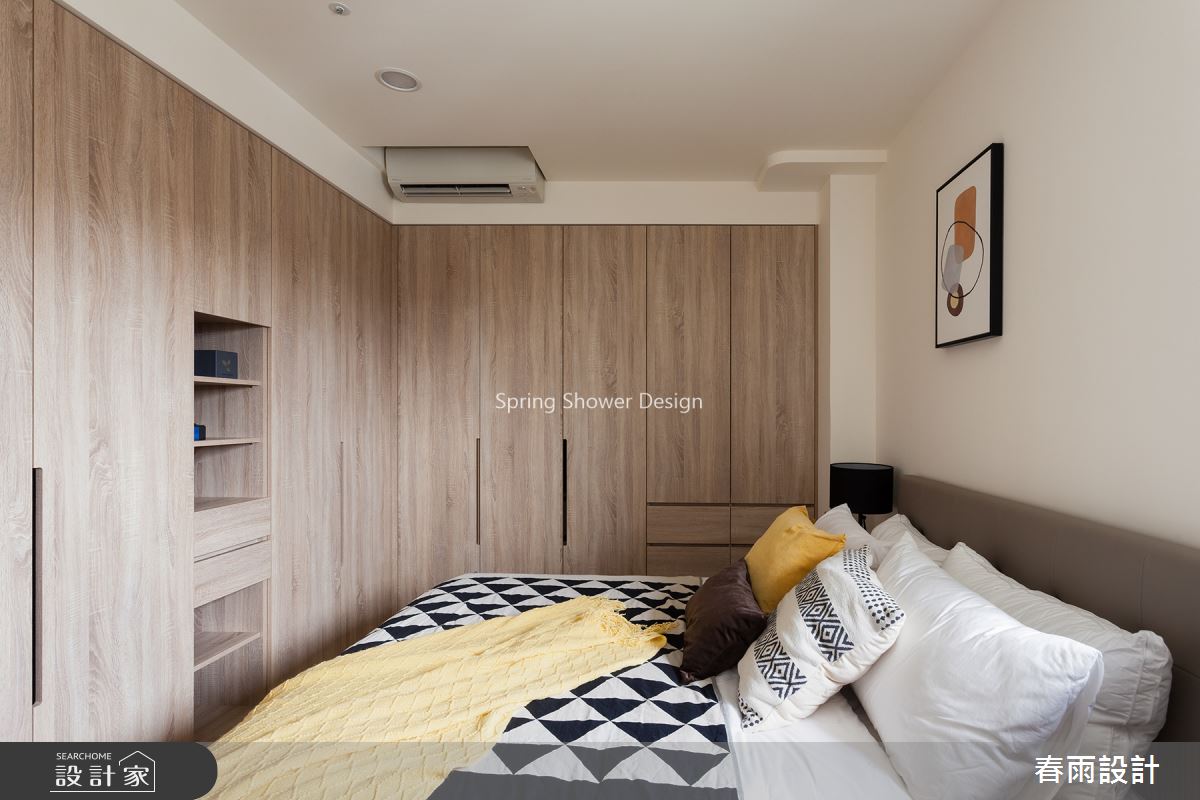 23坪新成屋(5年以下)＿混搭風臥室案例圖片＿春雨設計＿春雨_77 世界V1之17