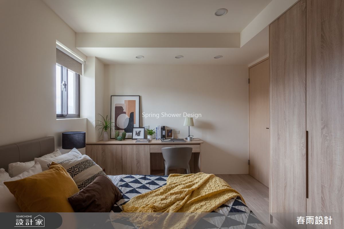 23坪新成屋(5年以下)＿混搭風臥室案例圖片＿春雨設計＿春雨_77 世界V1之18