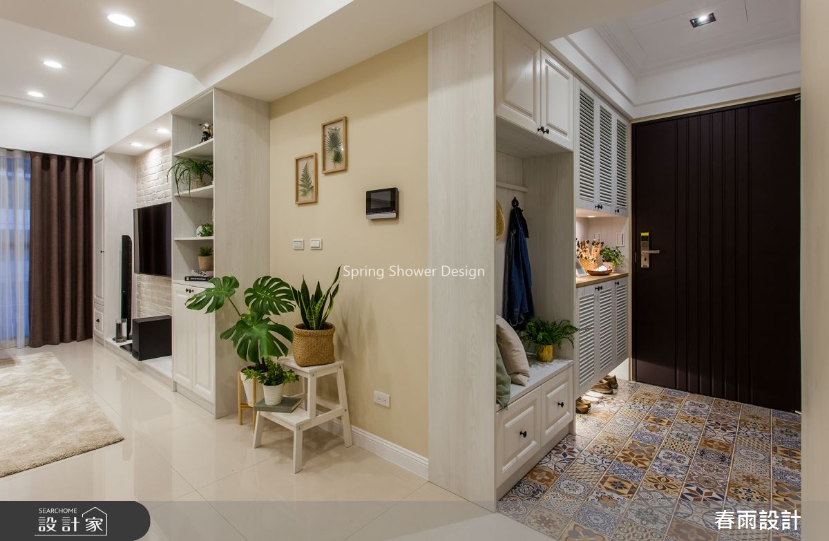 24坪新成屋(5年以下)＿鄉村風玄關案例圖片＿春雨設計＿春雨_78 台南永康之4