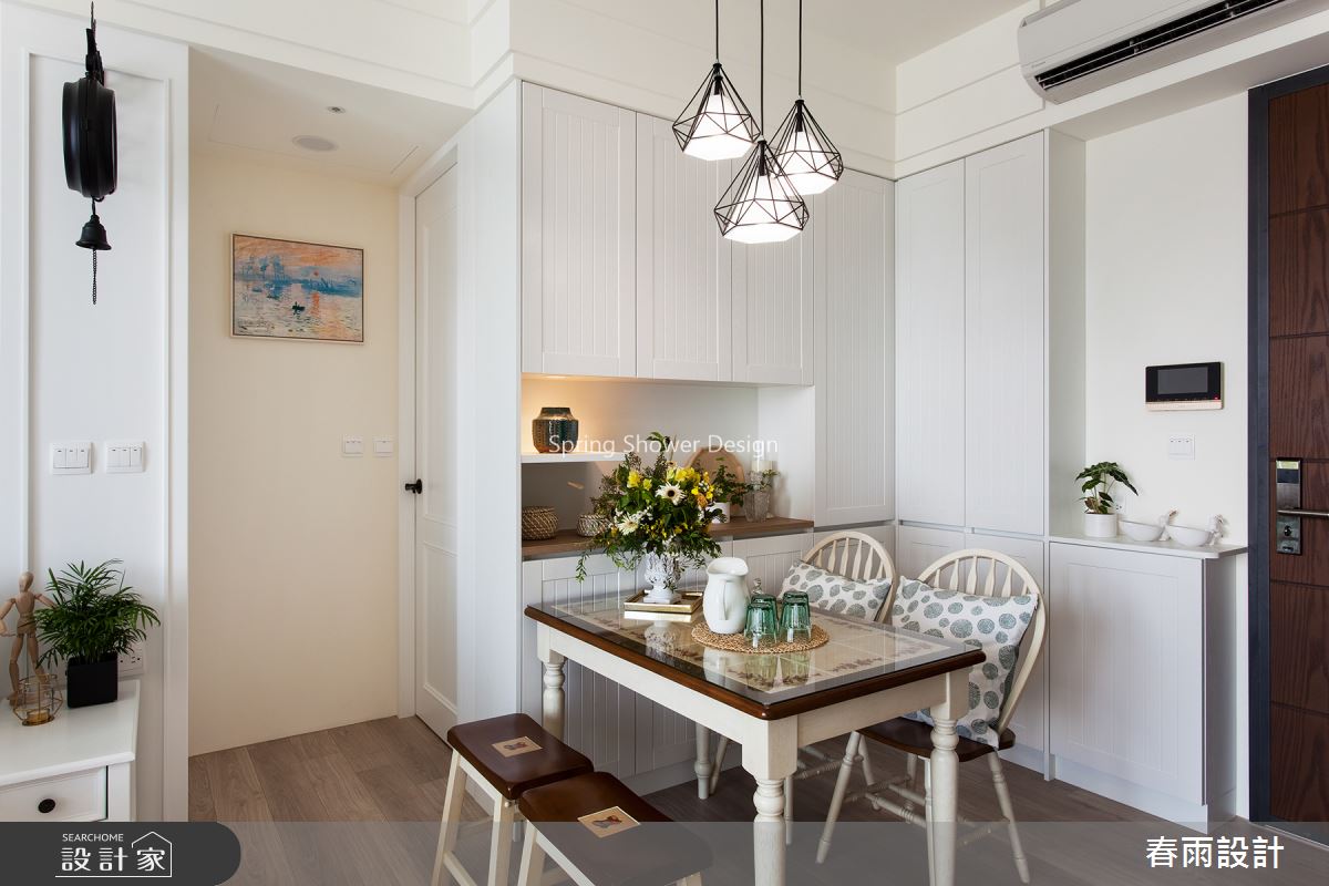 21坪新成屋(5年以下)＿鄉村風客廳案例圖片＿春雨設計＿春雨_80 中壢禾林Rich One之13