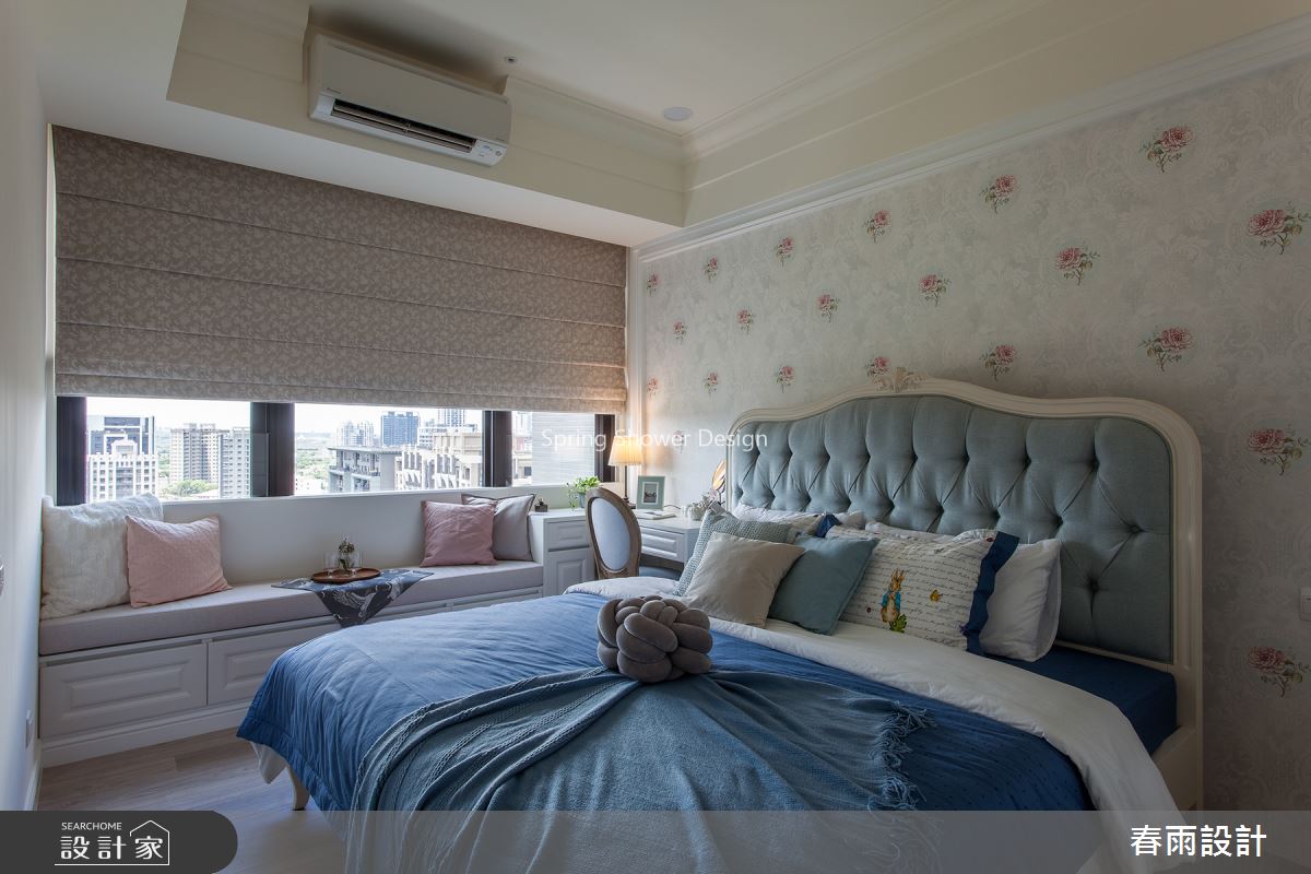 21坪新成屋(5年以下)＿鄉村風臥室案例圖片＿春雨設計＿春雨_80 中壢禾林Rich One之17
