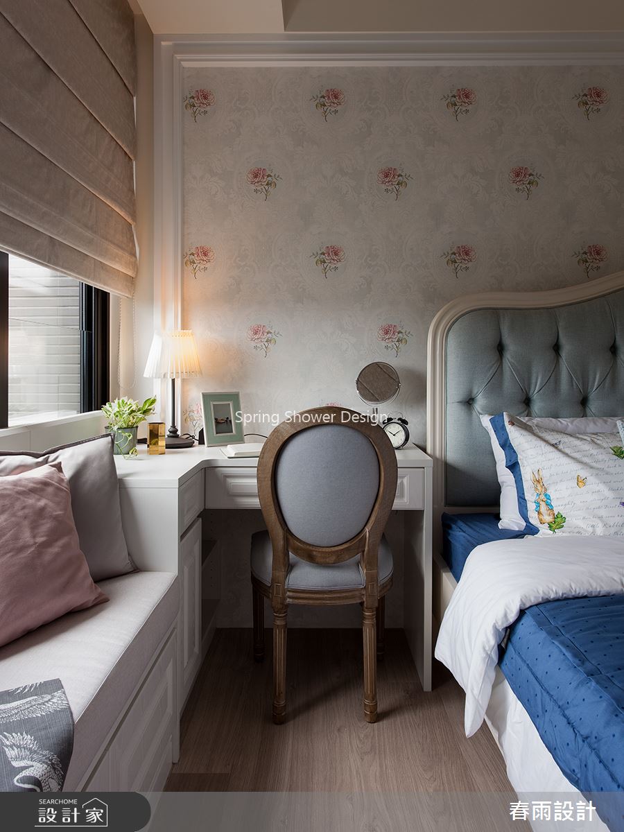 21坪新成屋(5年以下)＿鄉村風臥室案例圖片＿春雨設計＿春雨_80 中壢禾林Rich One之19