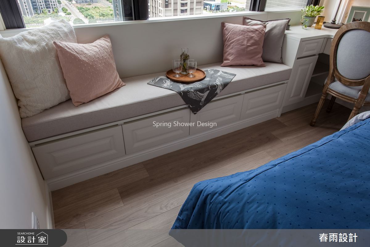 21坪新成屋(5年以下)＿鄉村風臥室案例圖片＿春雨設計＿春雨_80 中壢禾林Rich One之20
