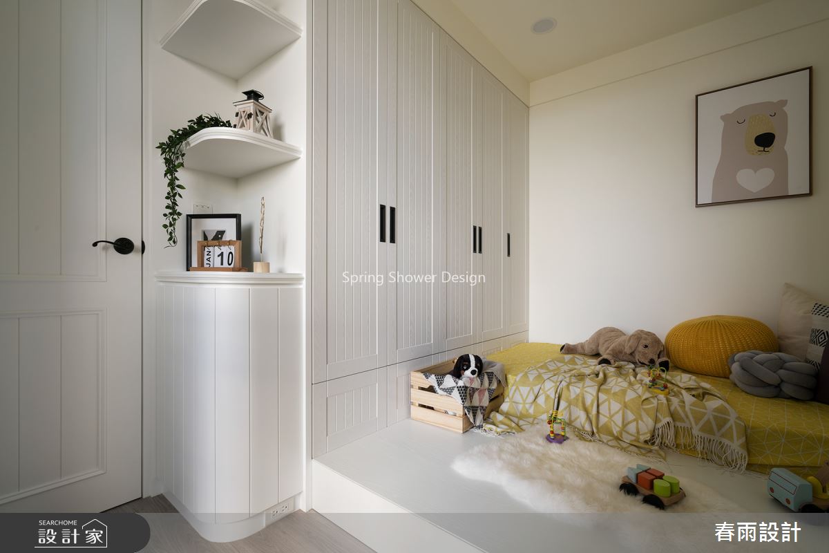 21坪新成屋(5年以下)＿鄉村風臥室案例圖片＿春雨設計＿春雨_80 中壢禾林Rich One之23