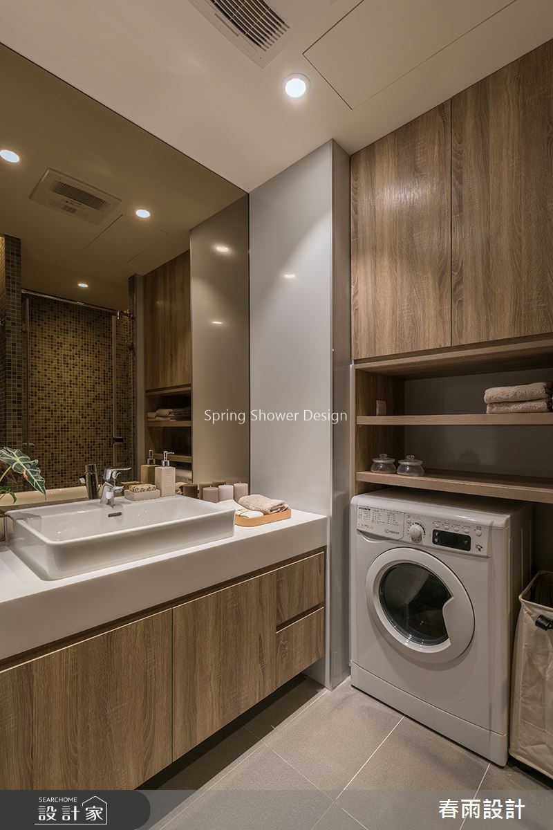 21坪新成屋(5年以下)＿鄉村風浴室案例圖片＿春雨設計＿春雨_80 中壢禾林Rich One之26
