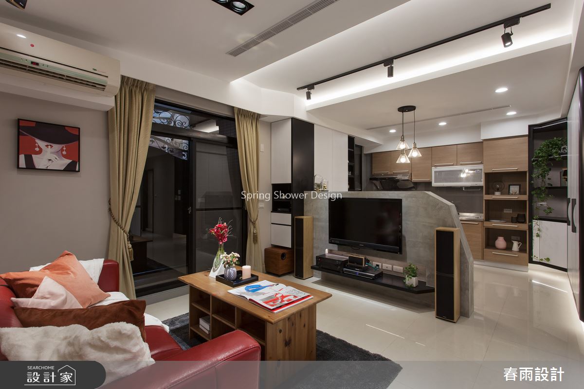 31坪中古屋(5~15年)＿現代風客廳案例圖片＿春雨設計＿春雨_81 台南國華街之1