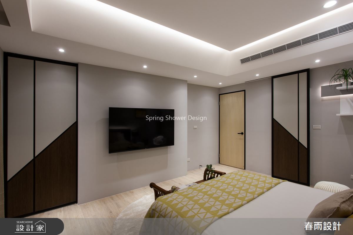 31坪中古屋(5~15年)＿現代風臥室案例圖片＿春雨設計＿春雨_81 台南國華街之22