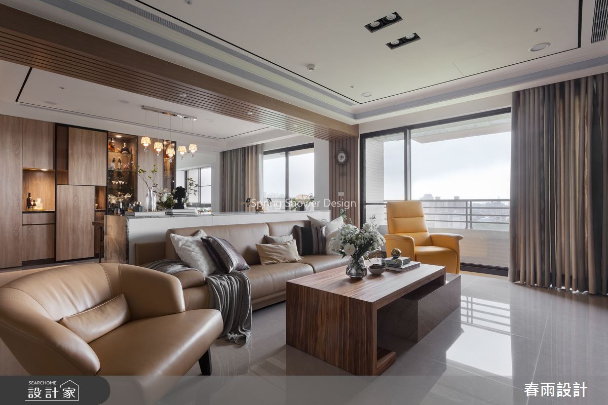 54坪新成屋(5年以下)＿混搭風客廳案例圖片＿春雨設計＿春雨_82 竹北月光琉璃之4