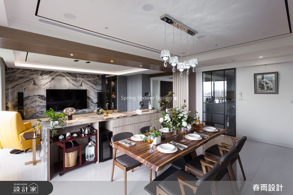 54坪新成屋(5年以下)＿混搭風餐廳案例圖片＿春雨設計＿春雨_82 竹北月光琉璃之6