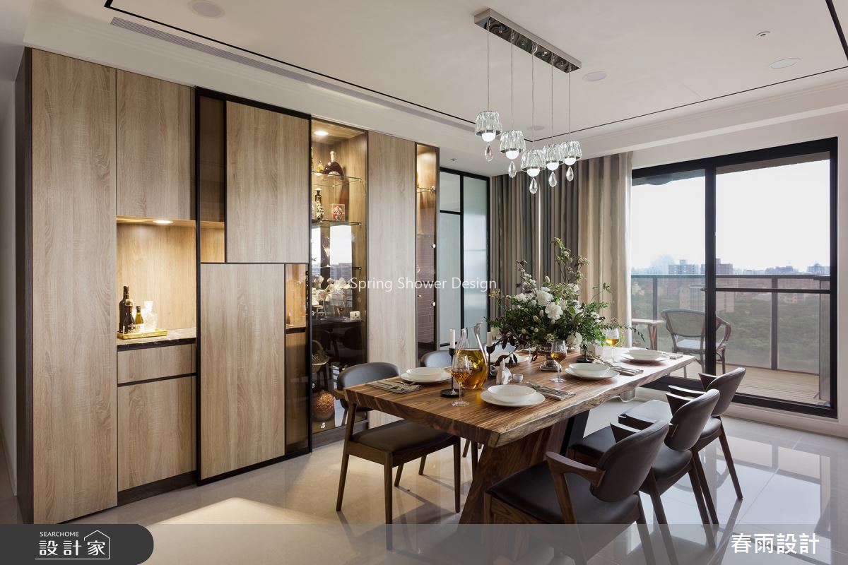 54坪新成屋(5年以下)＿混搭風餐廳案例圖片＿春雨設計＿春雨_82 竹北月光琉璃之8