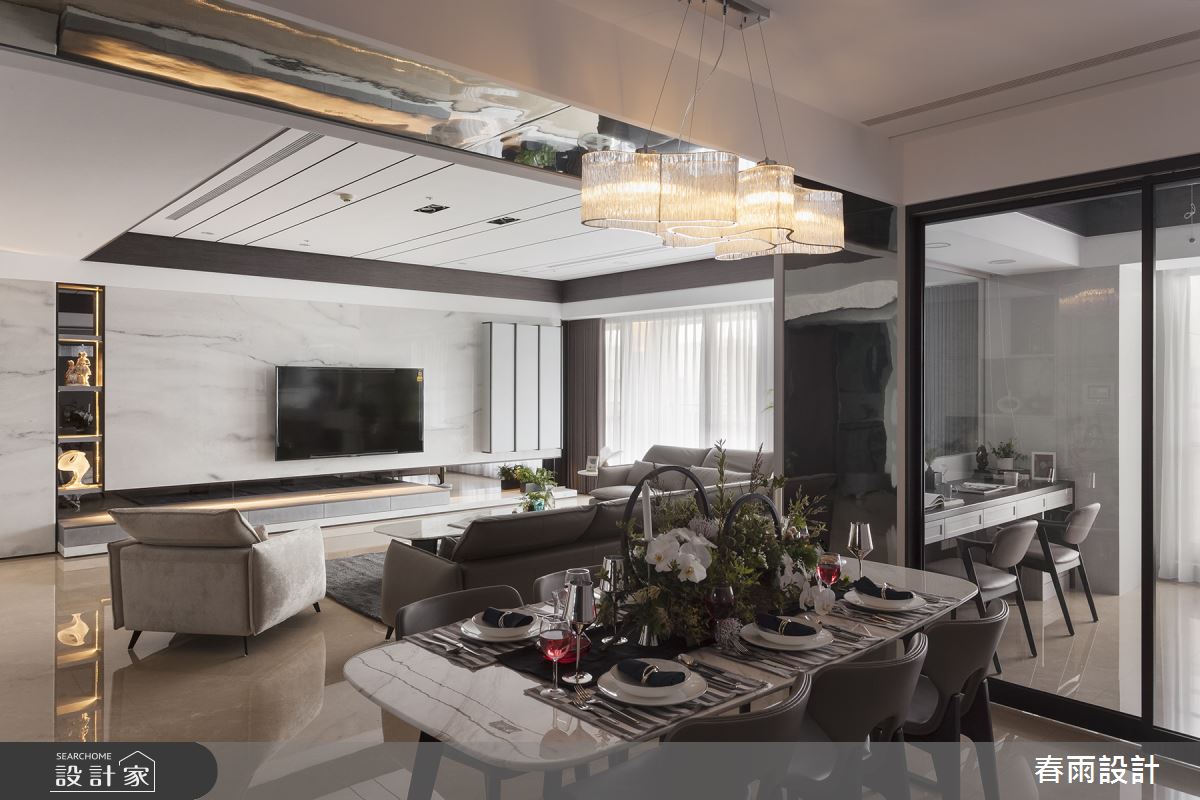 86坪新成屋(5年以下)＿現代風餐廳案例圖片＿春雨設計＿春雨_84 台中國泰森林觀道之8