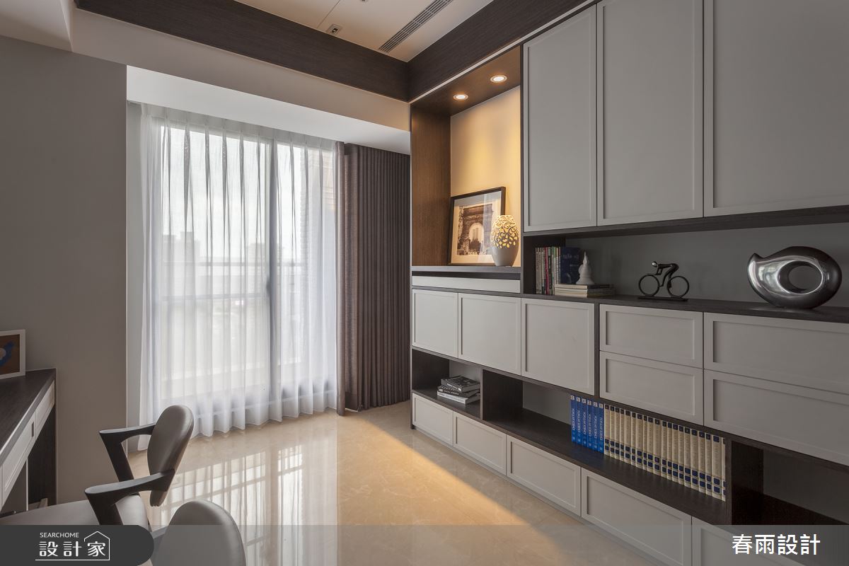 86坪新成屋(5年以下)＿現代風書房案例圖片＿春雨設計＿春雨_84 台中國泰森林觀道之14