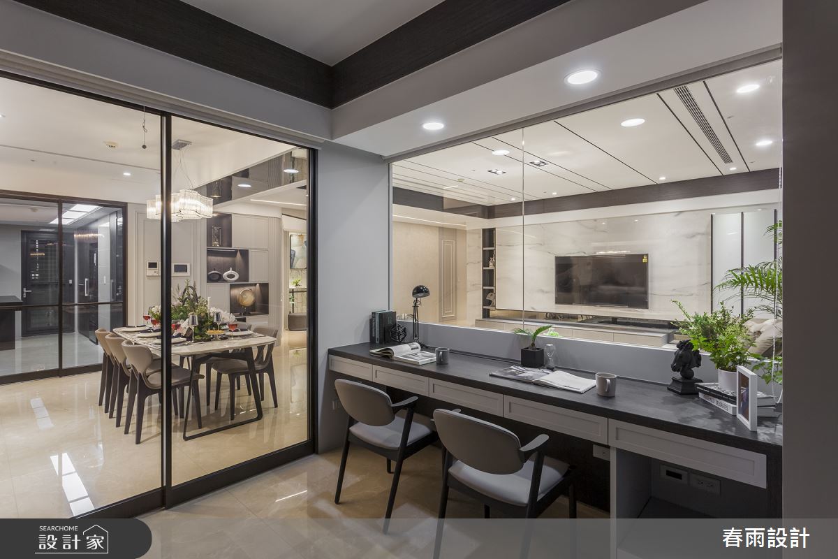 86坪新成屋(5年以下)＿現代風書房案例圖片＿春雨設計＿春雨_84 台中國泰森林觀道之12