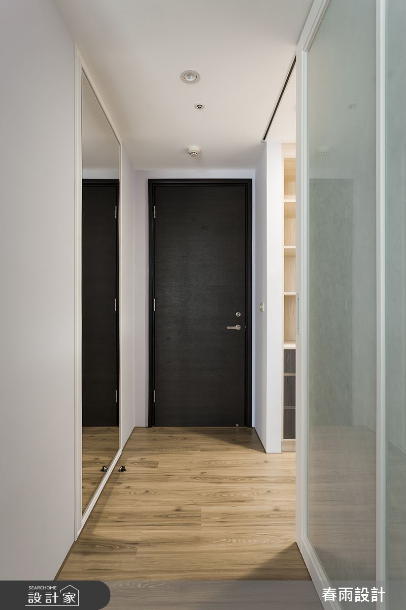 86坪新成屋(5年以下)＿現代風臥室走廊案例圖片＿春雨設計＿春雨_84 台中國泰森林觀道之16