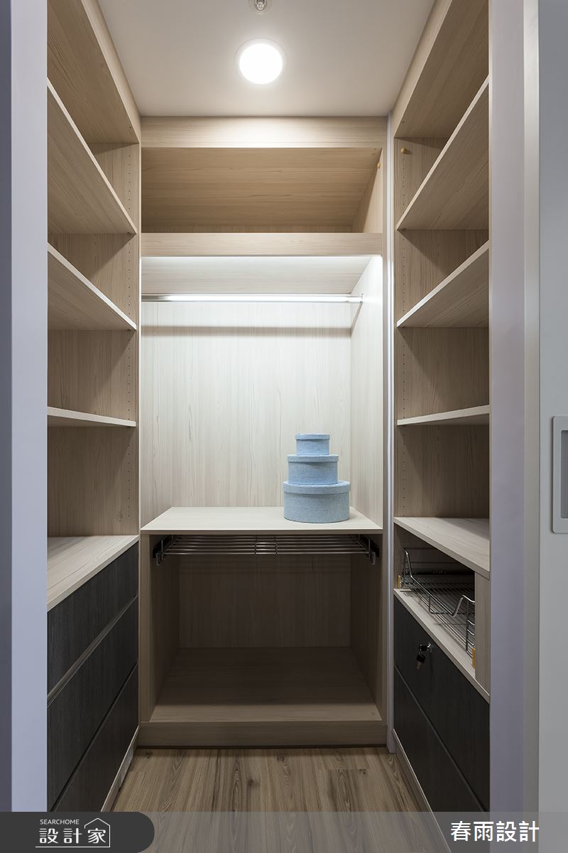 86坪新成屋(5年以下)＿現代風更衣間案例圖片＿春雨設計＿春雨_84 台中國泰森林觀道之17