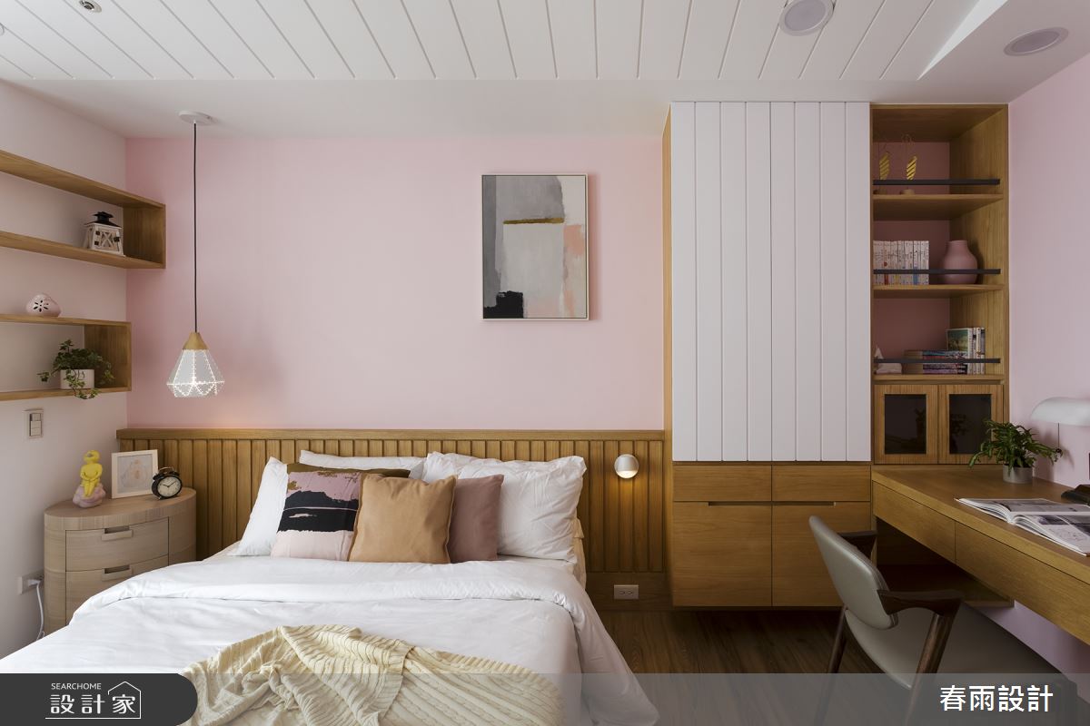 86坪新成屋(5年以下)＿現代風臥室案例圖片＿春雨設計＿春雨_84 台中國泰森林觀道之21