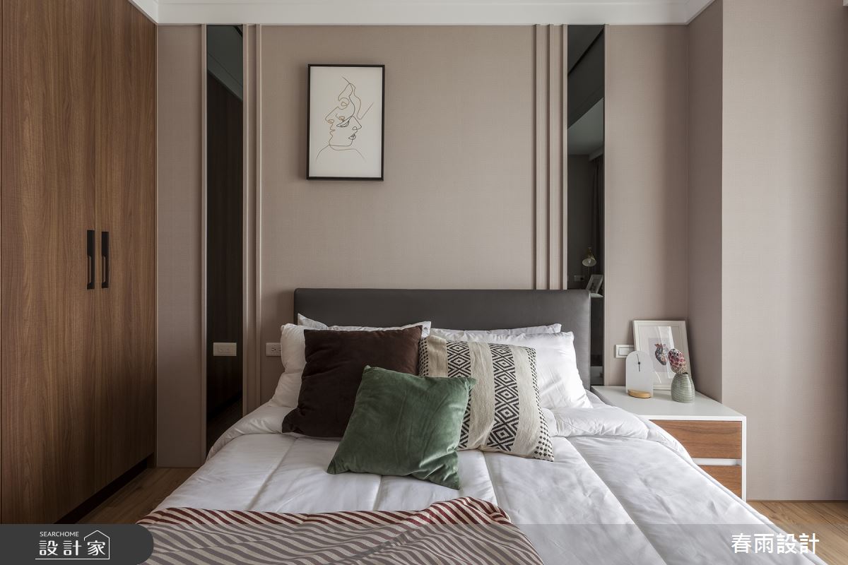 86坪新成屋(5年以下)＿現代風臥室案例圖片＿春雨設計＿春雨_84 台中國泰森林觀道之34