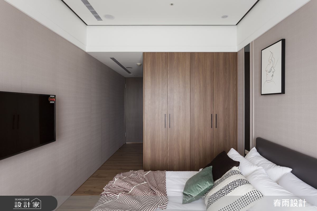 86坪新成屋(5年以下)＿現代風臥室案例圖片＿春雨設計＿春雨_84 台中國泰森林觀道之35