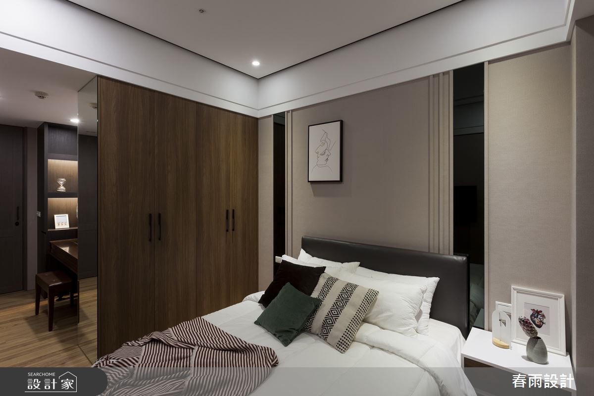 86坪新成屋(5年以下)＿現代風臥室案例圖片＿春雨設計＿春雨_84 台中國泰森林觀道之36