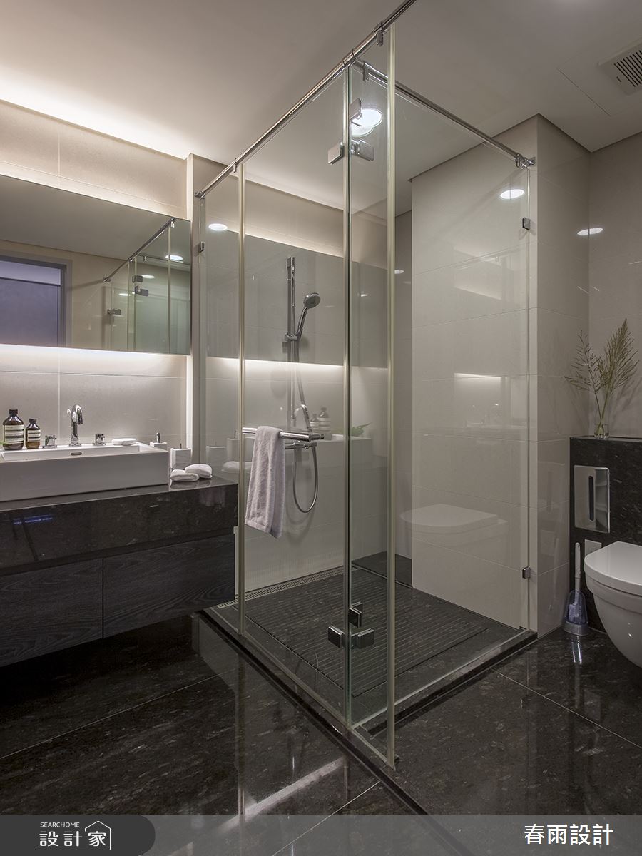 86坪新成屋(5年以下)＿現代風浴室案例圖片＿春雨設計＿春雨_84 台中國泰森林觀道之41