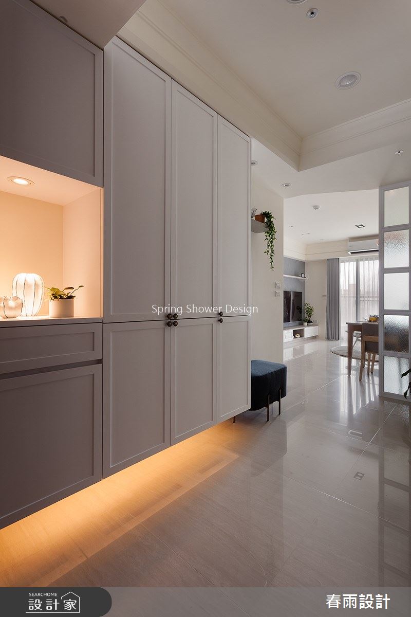 35坪新成屋(5年以下)＿現代風玄關案例圖片＿春雨設計＿春雨_85 新莊富貴中華之2