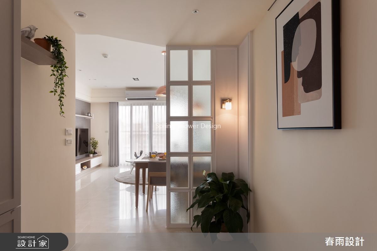 35坪新成屋(5年以下)＿現代風玄關案例圖片＿春雨設計＿春雨_85 新莊富貴中華之4