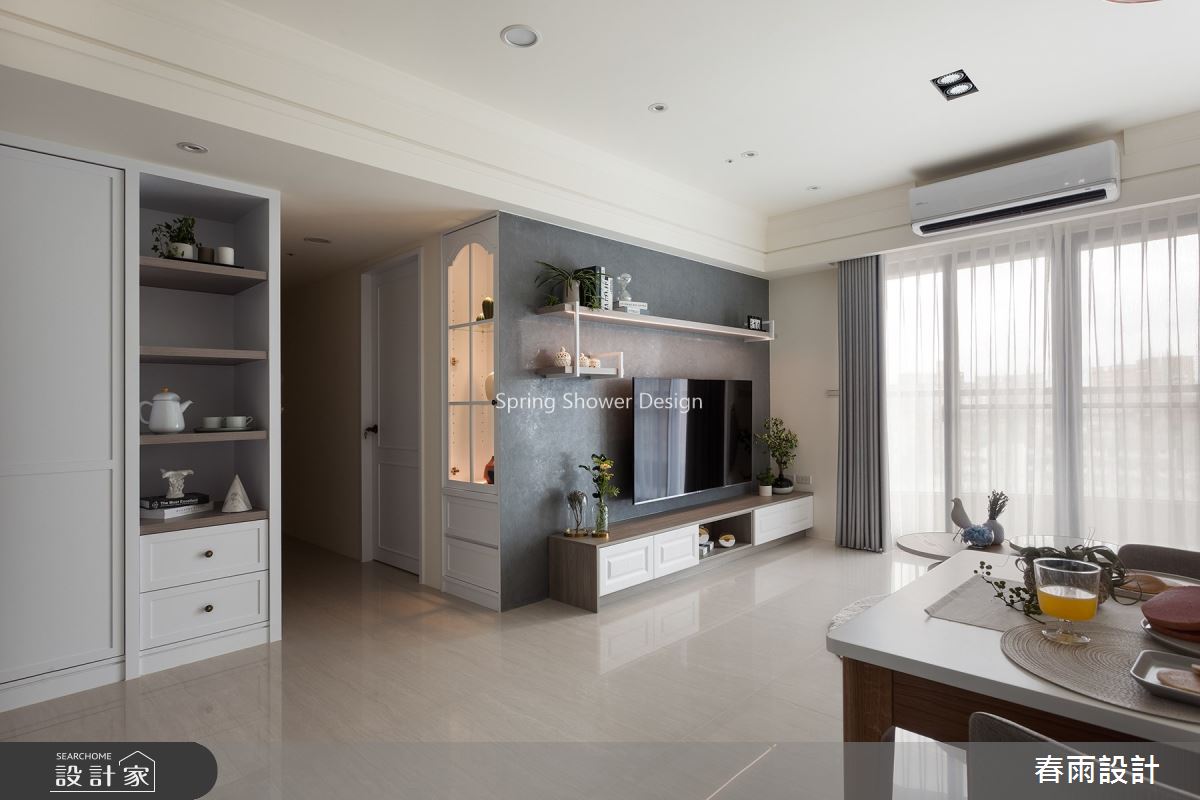 35坪新成屋(5年以下)＿現代風客廳案例圖片＿春雨設計＿春雨_85 新莊富貴中華之13