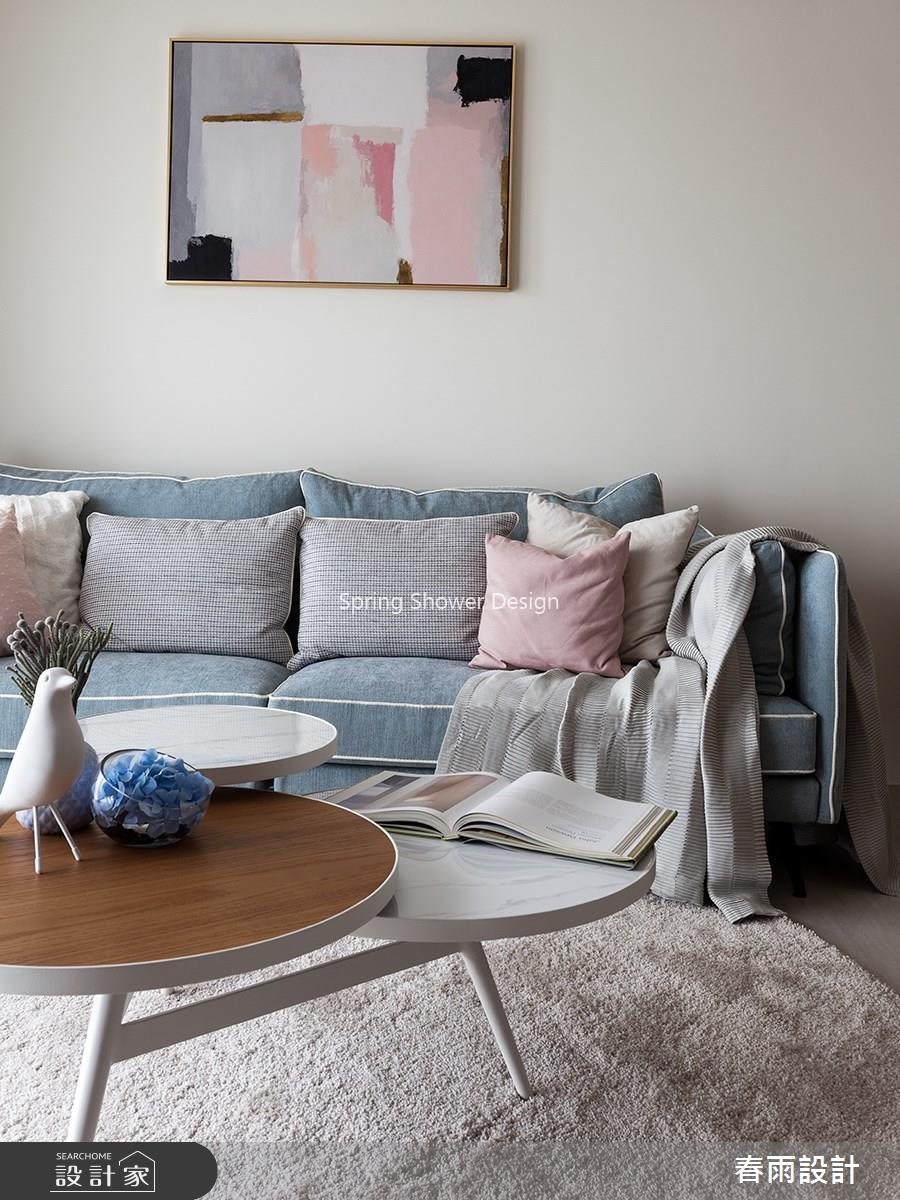 35坪新成屋(5年以下)＿現代風客廳案例圖片＿春雨設計＿春雨_85 新莊富貴中華之8