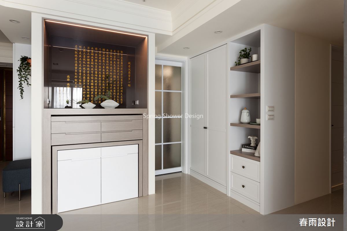 35坪新成屋(5年以下)＿現代風佛堂案例圖片＿春雨設計＿春雨_85 新莊富貴中華之6