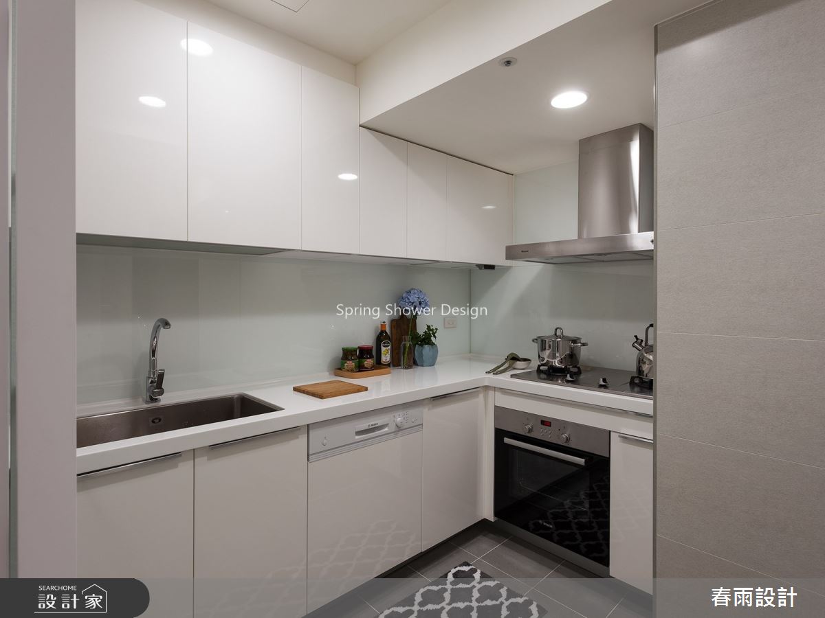 35坪新成屋(5年以下)＿現代風廚房案例圖片＿春雨設計＿春雨_85 新莊富貴中華之19