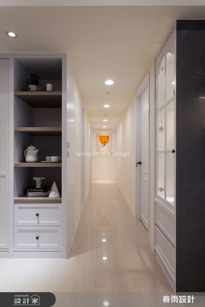 35坪新成屋(5年以下)＿現代風走廊案例圖片＿春雨設計＿春雨_85 新莊富貴中華之15