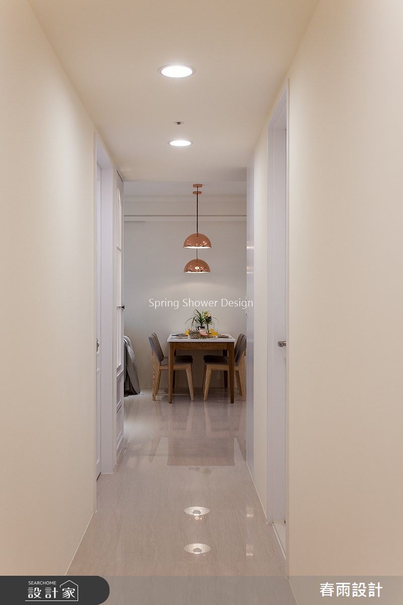 35坪新成屋(5年以下)＿現代風走廊案例圖片＿春雨設計＿春雨_85 新莊富貴中華之14
