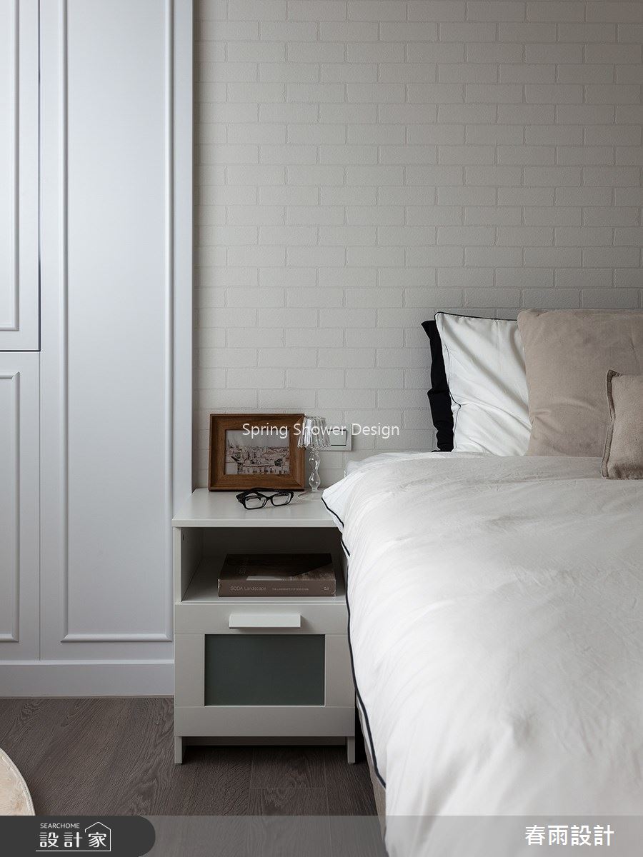 35坪新成屋(5年以下)＿現代風臥室案例圖片＿春雨設計＿春雨_85 新莊富貴中華之24