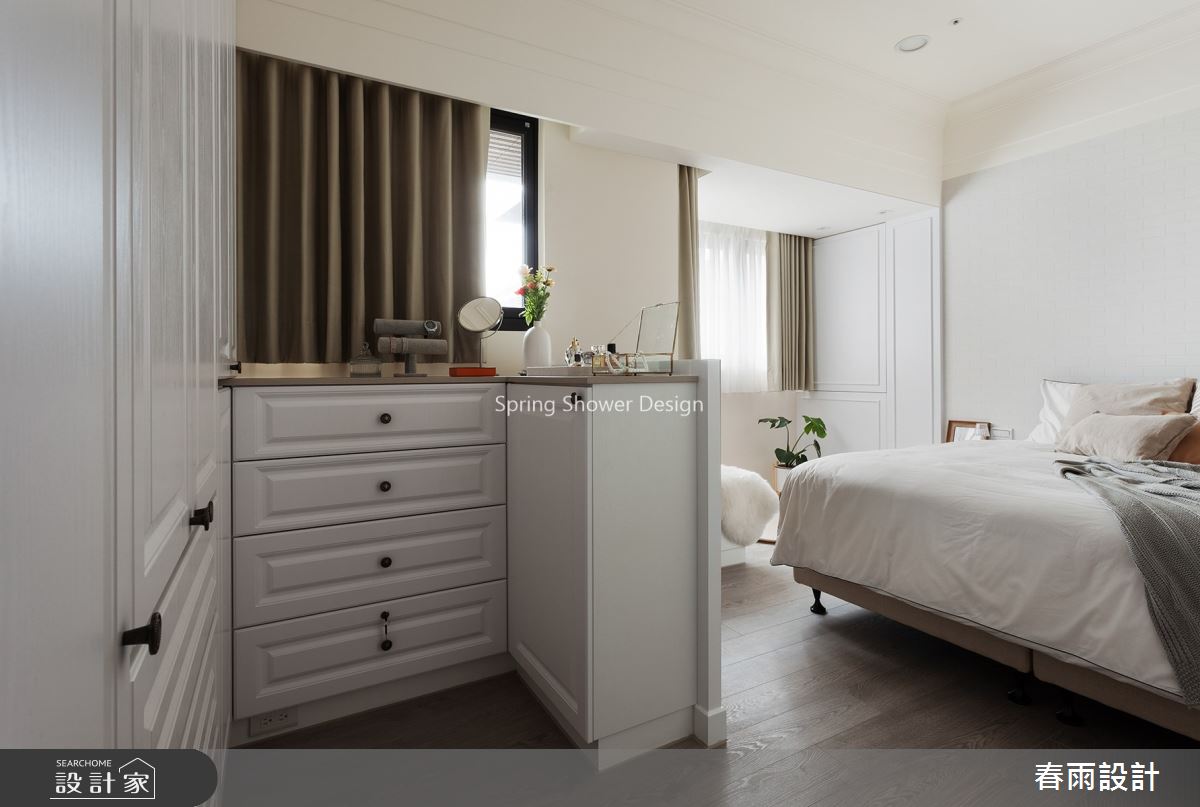 35坪新成屋(5年以下)＿現代風臥室案例圖片＿春雨設計＿春雨_85 新莊富貴中華之25