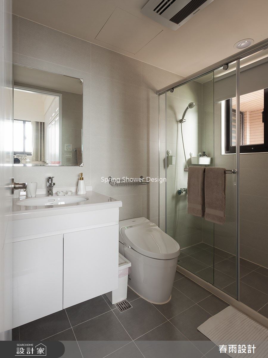 35坪新成屋(5年以下)＿現代風浴室案例圖片＿春雨設計＿春雨_85 新莊富貴中華之38