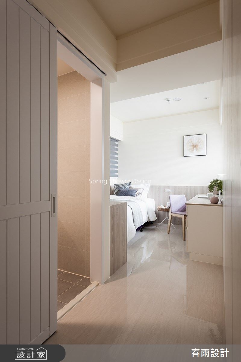 35坪新成屋(5年以下)＿現代風走廊案例圖片＿春雨設計＿春雨_85 新莊富貴中華之37