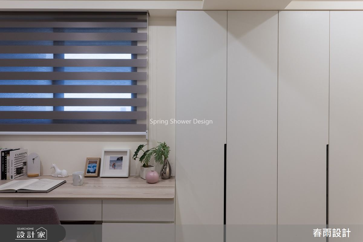 35坪新成屋(5年以下)＿現代風臥室案例圖片＿春雨設計＿春雨_85 新莊富貴中華之30