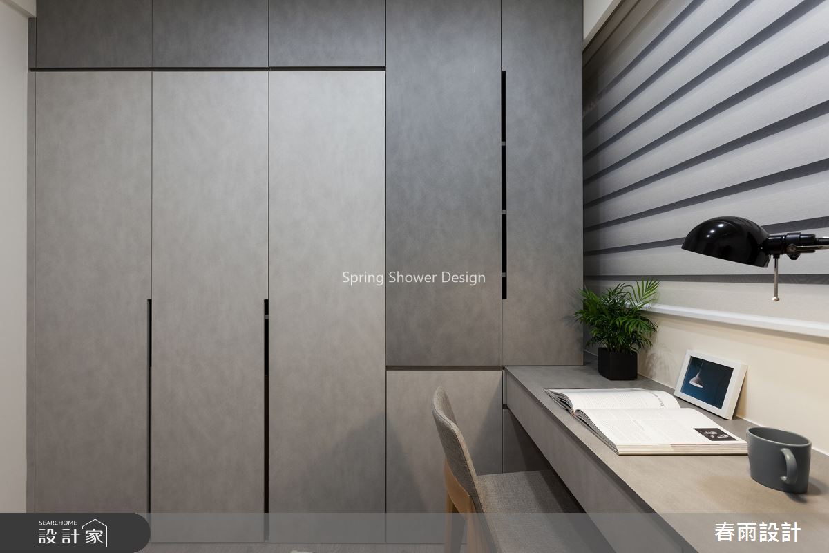 35坪新成屋(5年以下)＿現代風書房案例圖片＿春雨設計＿春雨_85 新莊富貴中華之21