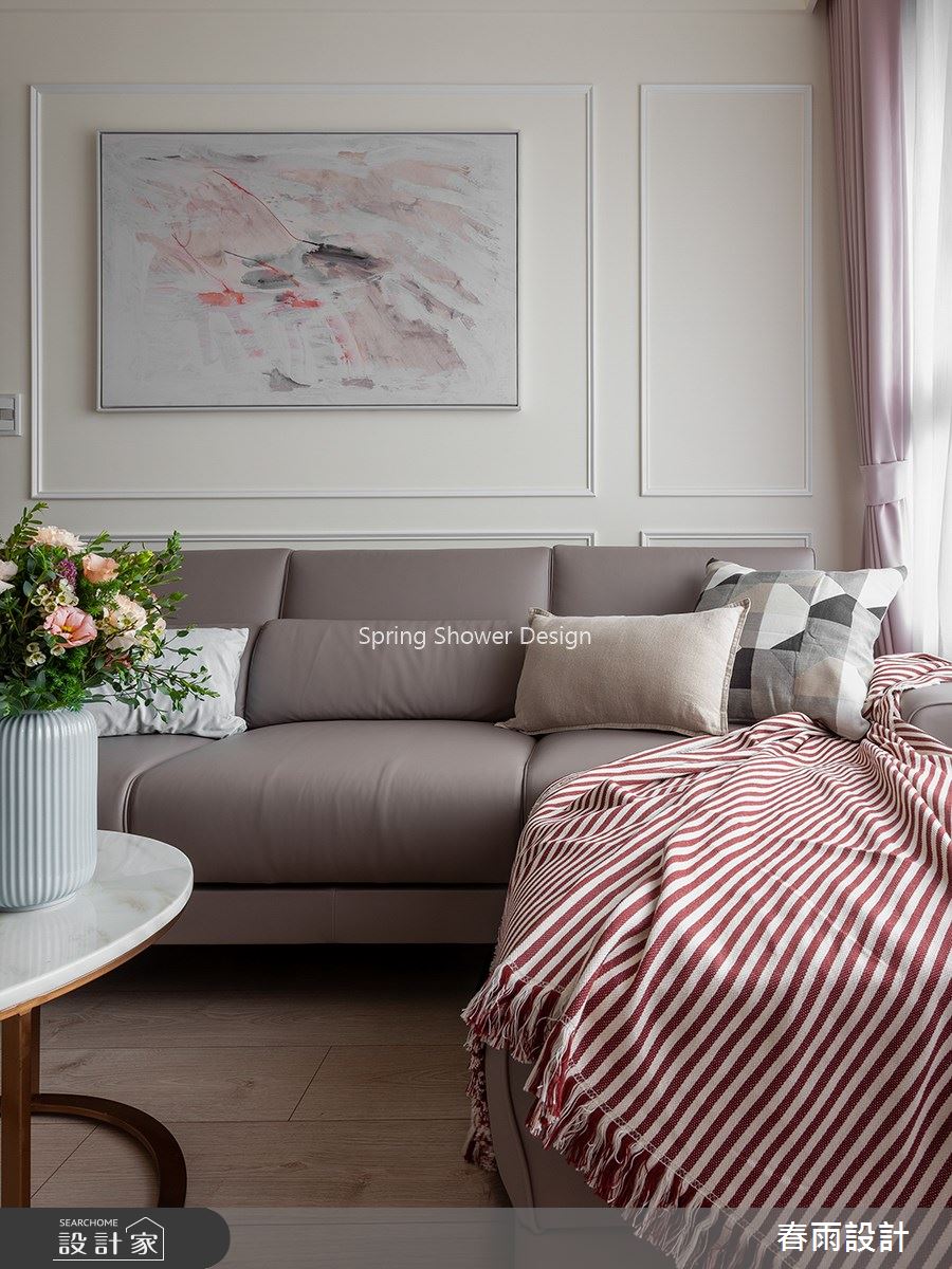 18坪新成屋(5年以下)＿美式風客廳案例圖片＿春雨設計＿春雨_86 長虹天馥之8