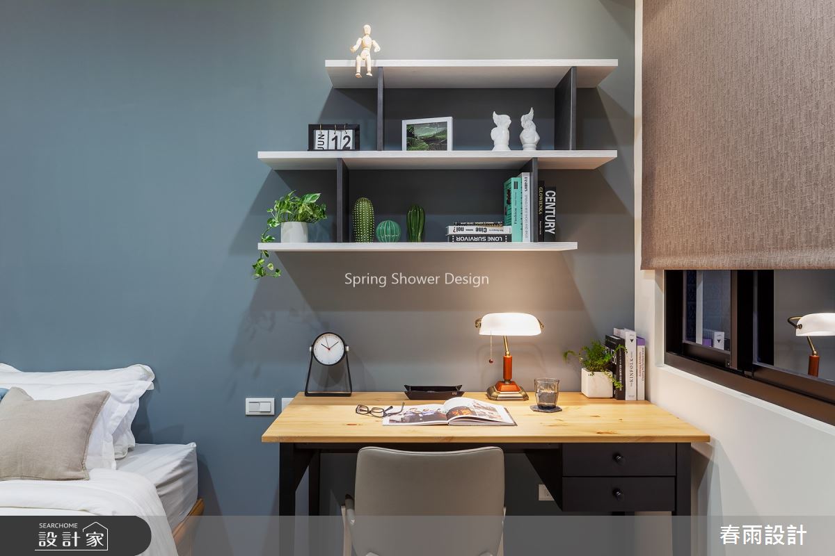 18坪新成屋(5年以下)＿美式風臥室案例圖片＿春雨設計＿春雨_86 長虹天馥之15