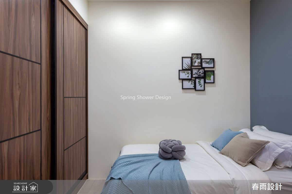 18坪新成屋(5年以下)＿美式風臥室案例圖片＿春雨設計＿春雨_86 長虹天馥之17
