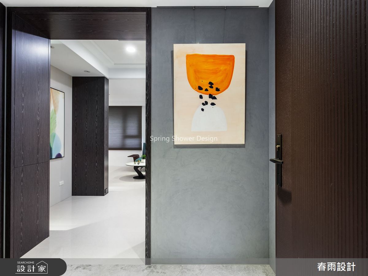 44坪新成屋(5年以下)＿混搭風玄關案例圖片＿春雨設計＿春雨_87 哲人德林之1