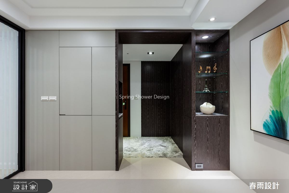 44坪新成屋(5年以下)＿混搭風玄關案例圖片＿春雨設計＿春雨_87 哲人德林之3