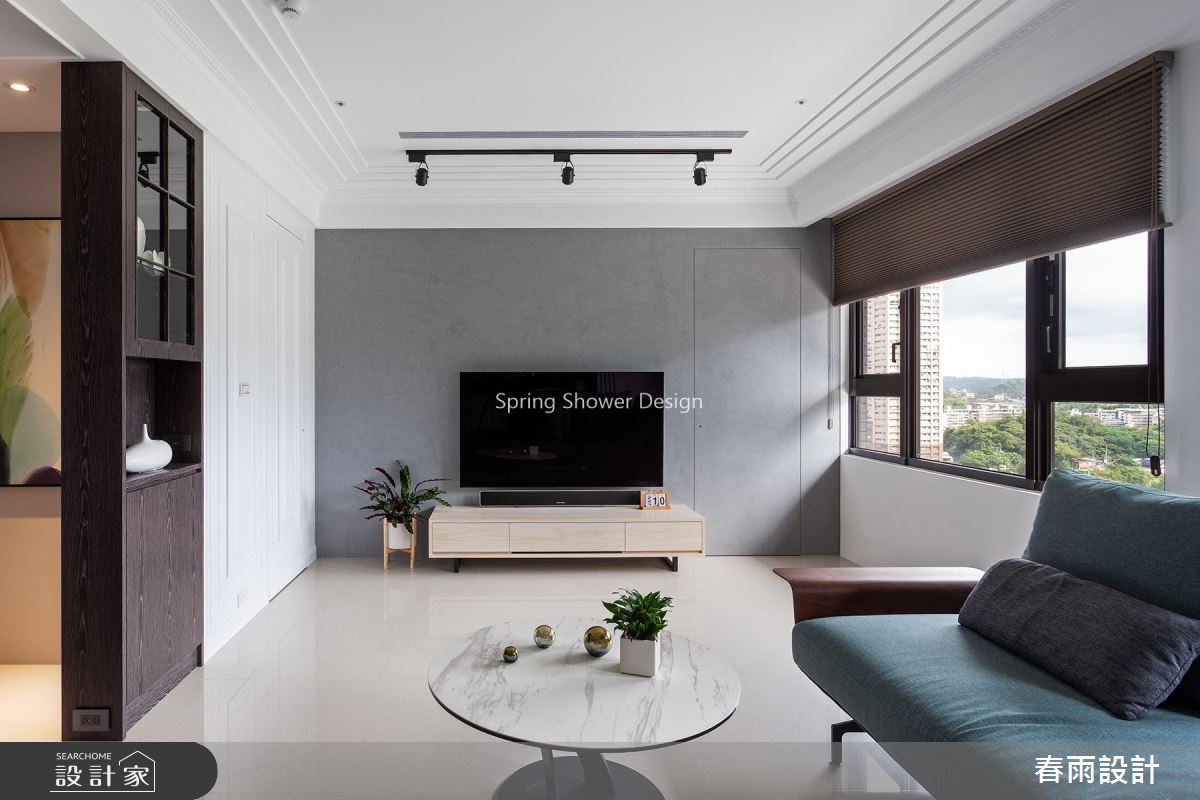 44坪新成屋(5年以下)＿混搭風客廳案例圖片＿春雨設計＿春雨_87 哲人德林之6