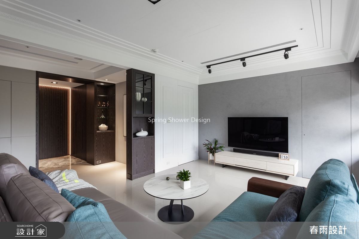 44坪新成屋(5年以下)＿混搭風客廳案例圖片＿春雨設計＿春雨_87 哲人德林之4