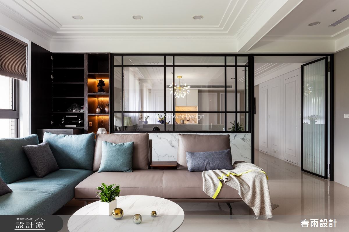 44坪新成屋(5年以下)＿混搭風客廳案例圖片＿春雨設計＿春雨_87 哲人德林之8