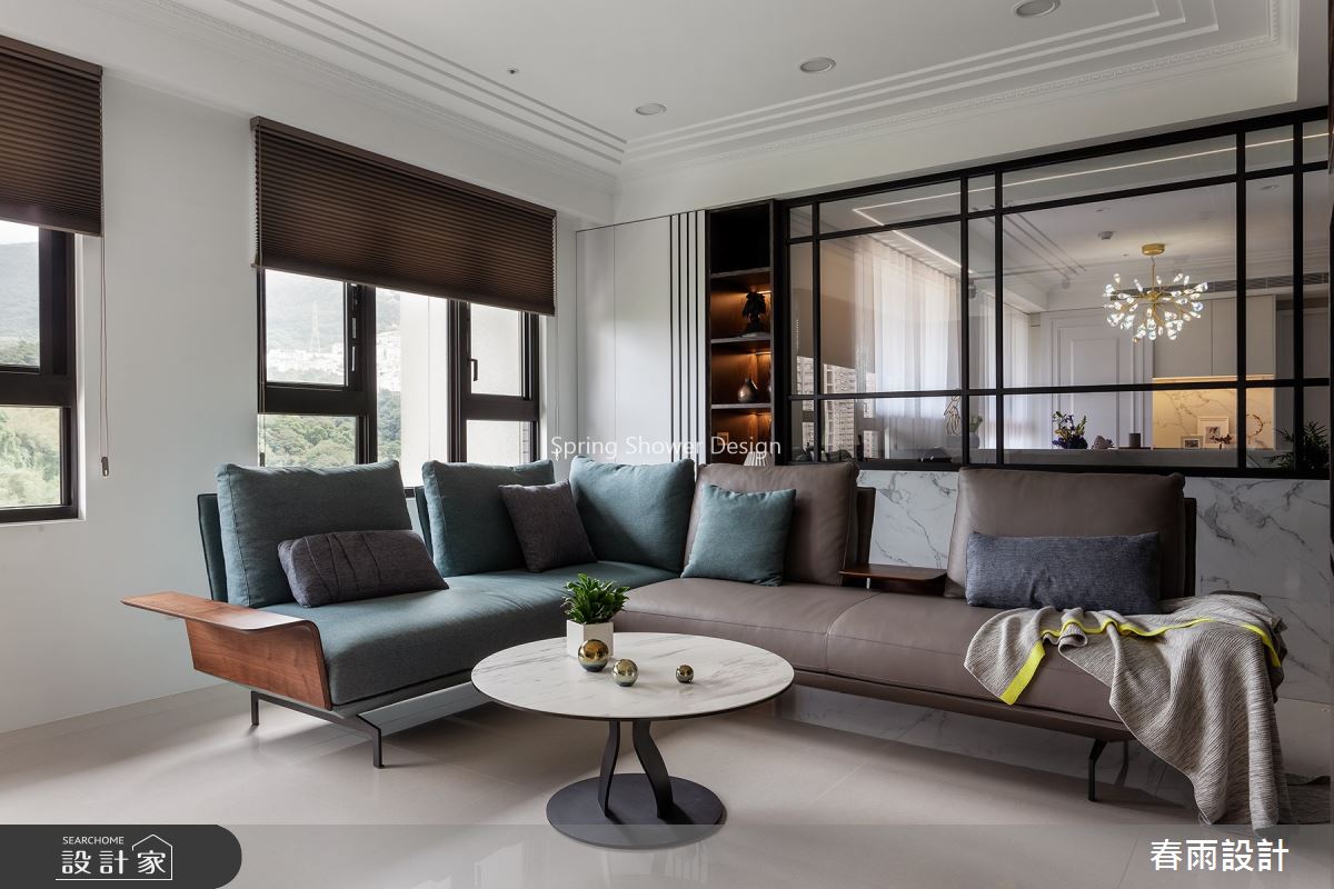 44坪新成屋(5年以下)＿混搭風客廳案例圖片＿春雨設計＿春雨_87 哲人德林之7