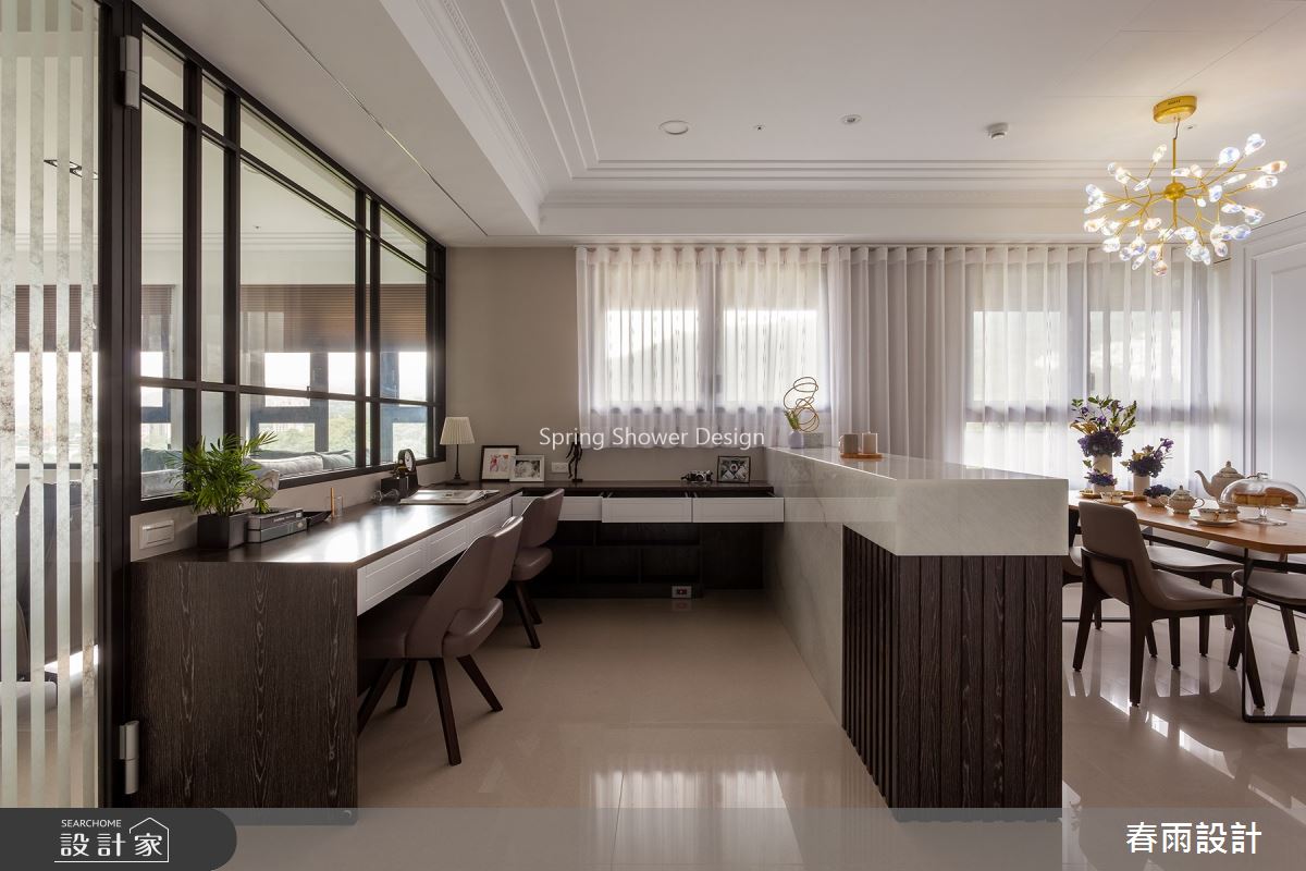 44坪新成屋(5年以下)＿混搭風餐廳書房案例圖片＿春雨設計＿春雨_87 哲人德林之9