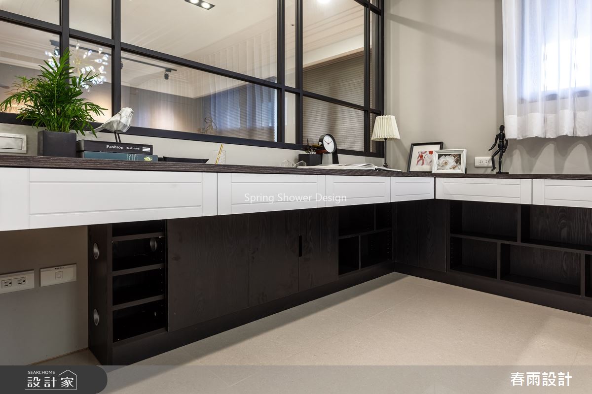 44坪新成屋(5年以下)＿混搭風書房案例圖片＿春雨設計＿春雨_87 哲人德林之10