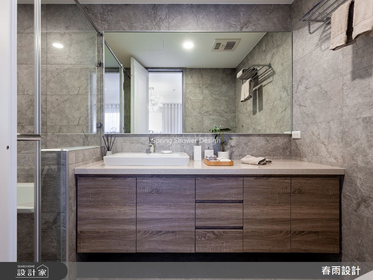 44坪新成屋(5年以下)＿混搭風浴室案例圖片＿春雨設計＿春雨_87 哲人德林之37